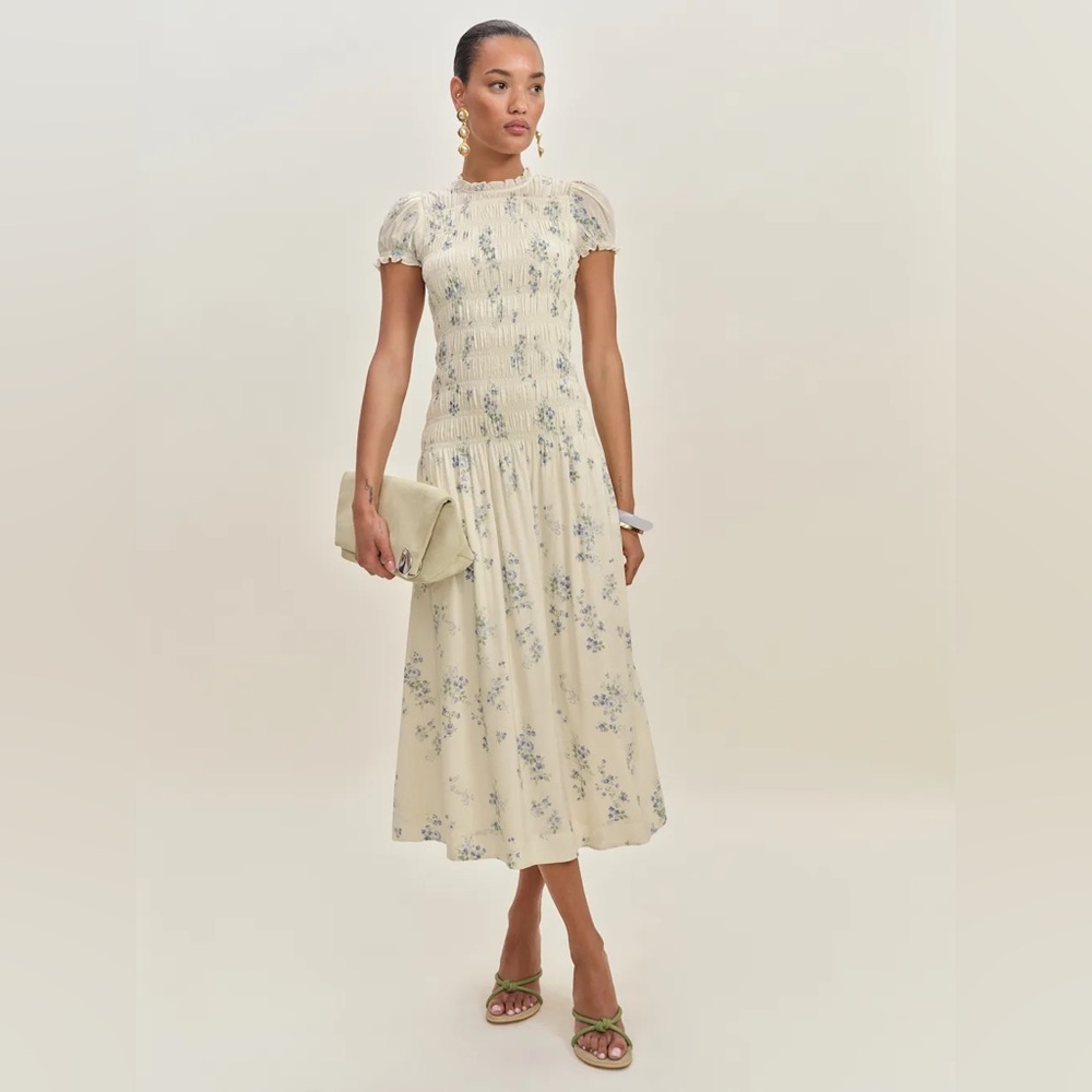 Reformation Kiria Dress Ivory